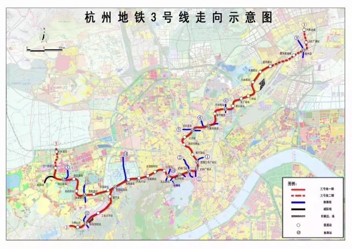 杭州地铁5号线最新线路图，城市交通枢纽的新篇章