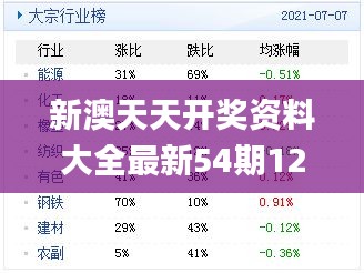 新澳天天开奖资料解析大全第262期——精选资料深度解析