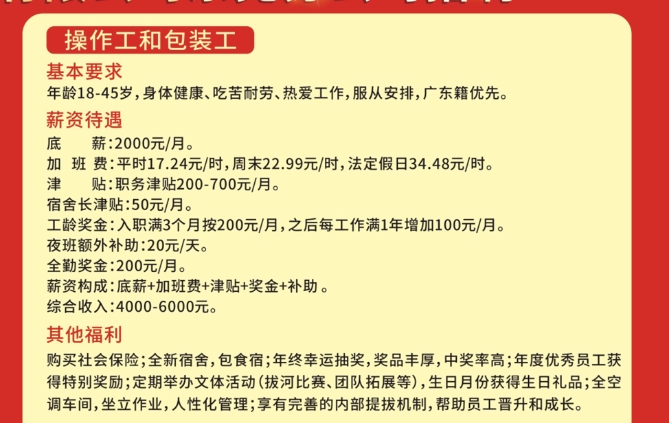 最新沙发厂招聘包工启事